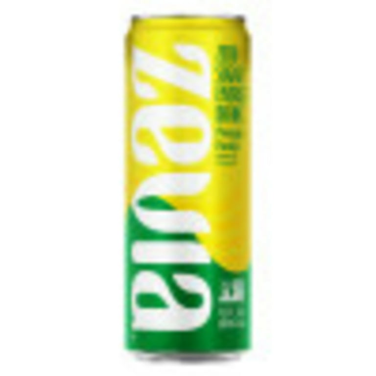 Zevia Zero Sugar Pineapple Paradise Energy Drink, 12 fl oz, 12