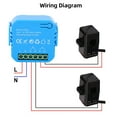 thumbnail image 3 of Single Phase Power Clamp, Memory Function Single Phase Clamp Electricity Meter Easy To Install  for Home, 3 of 7