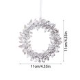 thumbnail image 3 of Acrylic Glitter Wreath Ornament with Gradient Design, Christmas Tree Decor for Home, 3 of 4