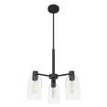 thumbnail image 5 of Hunter - Lochemeade 3-light Noble Bronze, Medium Size Chandelier, Dimmable, Modern Style, Candle Shaped, for Bedrooms, Dining, Living Rooms - 19721, 5 of 8