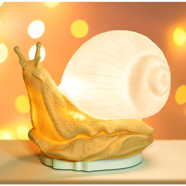 Snail Night Light for Kids, Rechargeable Baby Night Light, 24 Colors LED Night Light, Touch Bedside Lamp