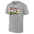 thumbnail image 2 of Men's Fanatics  Heather Gray Minnesota Vikings vs. Green Bay Packers Border Battle Pennant T-Shirt, 2 of 3