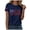 Navy, variant on enyan 250th Anniversary USA Shirt Womens United States 250th T-Shirt 1776-2026 American Flag Graphic Tee 4 of July Top Women's T-Shirts Blue,XXL