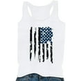 thumbnail image 4 of NMMUED July 4th Shirts for Women Summer Beach Vacation Tank Cami 4th of July Vest Usa Flag Stars Stripes Usa Tank Top Usa Shirts for Women Patriotic Clothes for Women White XL, 4 of 4