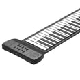 thumbnail image 2 of Órgano electrónico Piano enrollable de 61 teclas con parlante incorporado 16 tonos 6 demostraciones Admite grabación Sustain Jack para auriculares Silent Hand Roll Piano Teclado electrónico de silicon Meterk Órgano electrónico, 2 of 6