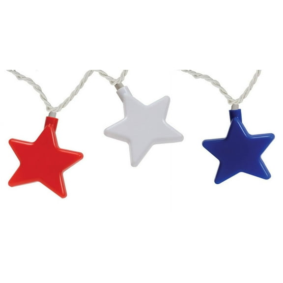 Camco 42656 Party Lights for RV Awnings, Patriotic Stars