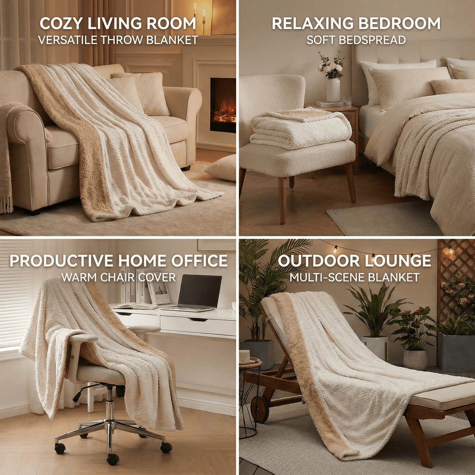 MARNUR Heated Blanket Extra-Large Electric Throw, White Jacquard Faux Fur and Sherpa, Machine Washable Heated Throw Blanket, 4H Timer & 10 Heat Levels, for Home, Sofa, Office, 50"x 72"