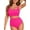 AG Rose Red, variant on Bathing Suits for Women Swimsuits High Waisted Bikini Set Color Block Scrunch Square Neck 2 Piece Swimsuit 2025 Summer Beach Swimwear Swim Suits Blue Color Block M