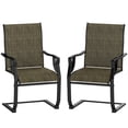 thumbnail image 1 of Outsunny Patio Chairs Set of 2, C Spring Motion Outdoor Dining Chairs, 1 of 10