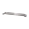 thumbnail image 1 of TrailFX Bed Side Rail D0001S TFX Bed Rails; Stake Pocket Mount; Polished; Stainless Steel; Without Tie Down; Not Compatible With Tool Box, 1 of 2