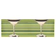 thumbnail image 6 of Yayeee Kitchen Valance Rod Pocket 54" x 18" Living Room Window Curtain, Black Martini, 6 of 6