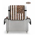 thumbnail image 3 of SCRAWLGOD 250th Anniversary Recliner Chair Slipcover American Flag Print Washable Removable Furniture Protector Camo Hunting Print Non Slip Anti Scratch Recliner Chair Cover, 3 of 7