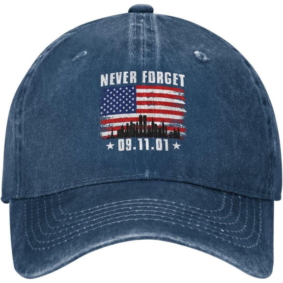 9/11 Hat We Will Never Forget 9 11 Trucker Hat Patriot Day Hat Remember 911 Memorial Baseball Cap for Women Men