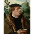 thumbnail image 2 of Maarten Van Heemskerck 20x24 Gold Ornate Framed and Double Matted Museum Art Print Titled - Portrait of a Gentleman in a Fur-Lined Cloak, 2 of 4