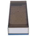 thumbnail image 4 of Card File Holder Organizer, Index Card Holder Large Interior Space Double Ended Expansion Iron Plastic  For Organize Business Cards Blue, 4 of 8