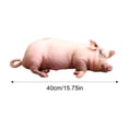 thumbnail image 3 of 16Inch Realistic Pig Plush Doll Cute Stuffed Throw Pillow Soft and Comforting Sleep Companion for Home Desktop Decoration Ideal Gift (1PC), 3 of 15