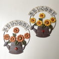 thumbnail image 1 of Gwong Decoración hogareña Girasol, hierro, ornamento, bienvenida, carta, letra, sala, decoración de pared, colgante Gwong 21058869, 1 of 7