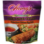 Chung's Ginger Garlic Wrapped White Meat Chicken Egg Rolls, 8 ct, 22 oz