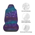 thumbnail image 3 of Vsdgher Purple and Green Glitter for Automotive Seat Covers for Cars Trucks and SUVs, Universal Fit Anti-Slip Bucket Seat Protector for Cars,Vehicle Seat Protector for Front Seats, 3 of 3
