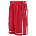 thumbnail image 2 of Augusta XL Winning Streak Shorts Red/White 1185, 2 of 2