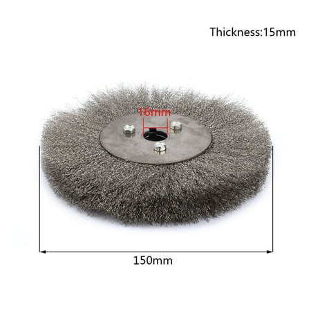 

3-12\ Crimped Stainless Steel Wire Wheel Brush Polishing Wheel For Grinder Tools