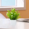 thumbnail image 4 of YAOMOBB Simulation Bonsai Mini Artificial Potted Plant Realistic Fade Free Decor Easy Care UV resistant Table Centerpiece, 4 of 6