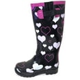 thumbnail image 2 of Women's Rain Boots Waterpoof Rubber Mid Calf Colors Wellie Snow Rainboot, 2 of 4