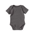 thumbnail image 3 of GobdXE Ribbed Short Sleeve Baby Solid Bodysuit Soft Cotton Snap Crotch Basic Onesie Size:18-24 Months, 3 of 4