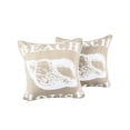 thumbnail image 6 of Beach House Shell Tan Stuffed Decorative Throw Pillow Beach Home Décor-2pk, 6 of 8