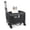 Black/White, variant on M Buder Premium Detachable Rolling Pet Carrier for Cats & Dogs, Foldable Portable Travel Trolley Bag with Telescopic Handle & Swivel Wheels, All Gray, 20.47 inches / 52 cm, Holds up to 15 lbs