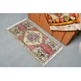 thumbnail image 4 of Turkish Rug, Vintage Rug, Small Rug, Oushak Rug, Rugs For Bathroom, 1.6x3.1 ft Red Rug, Entry Rug, Colorful Rugs, Small Turkish Rug, 13345, 4 of 10