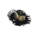 thumbnail image 1 of Estilo retro Steampunk Top Hat Pinza para el cabello Headwear Horquilla Black Headpiece Head Wear Punk Gears para Unisex Hombres Mujeres Dress up Macarena Sombreros de copa, 1 of 8