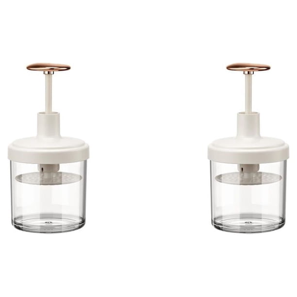 Cateissary Herramienta de limpieza facial, ducha de piel, baño, espuma de burbujas, fabricante de espuma de crema desmontable, taza de espuma Type1 NO1