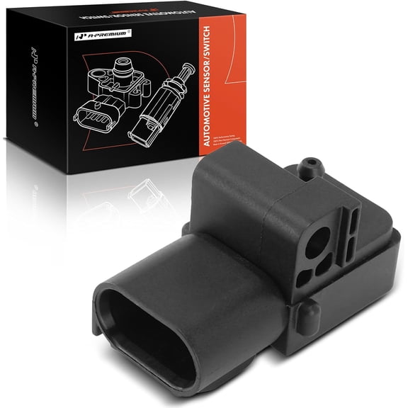A-Premium Manifold Pressure MAP Sensor Compatible with Jeep Models - TJ Series Wrangler 2005-2006 4.0L, Replace for# 56044544AA