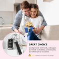 thumbnail image 5 of Key Fob Cover Compatible with Toyota Grand Highlander Camry Corolla Tundra RAV4 2019-2024 4 Button Keychain Case Holder Protector,B:black, 5 of 6