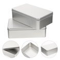 thumbnail image 3 of 2pcs cajas de almacenamiento de tintplate cajas de envoltura de galletas bocadillos para hornear cajas de fiestas, 3 of 5