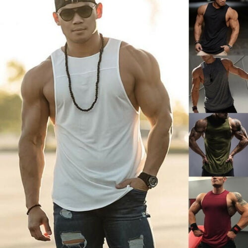 mens y back tank tops