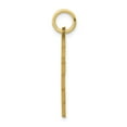 thumbnail image 2 of 10K Yellow Gold Charm Pendant Themed 28 mm 11 Solid Flat-Backed Eastern Orthodox Cross, 2 of 3