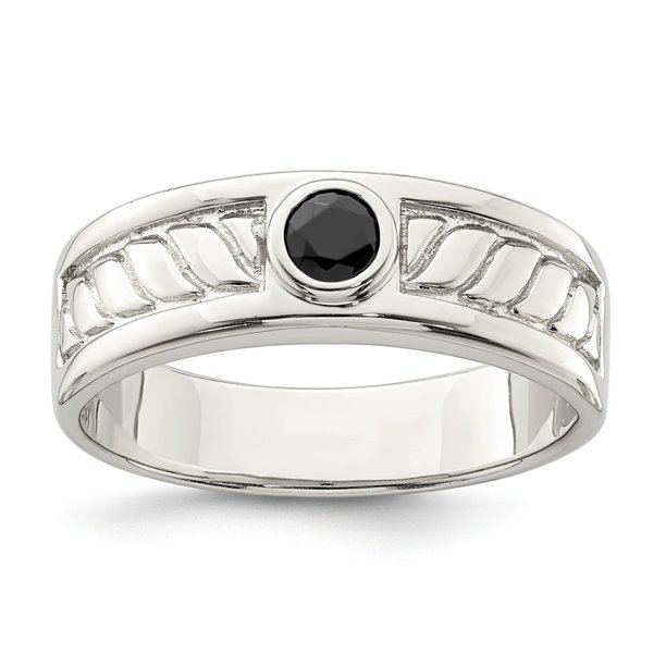 Ring Men Onyx Sterling Silver Men S Onyx Ring Size 10 Walmart Com Walmart Com