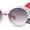 White Pink Smoke, variant on Girls Kids Size Kitty Cat Ear Whisker Round Plastic Sunglasses White Pink Smoke