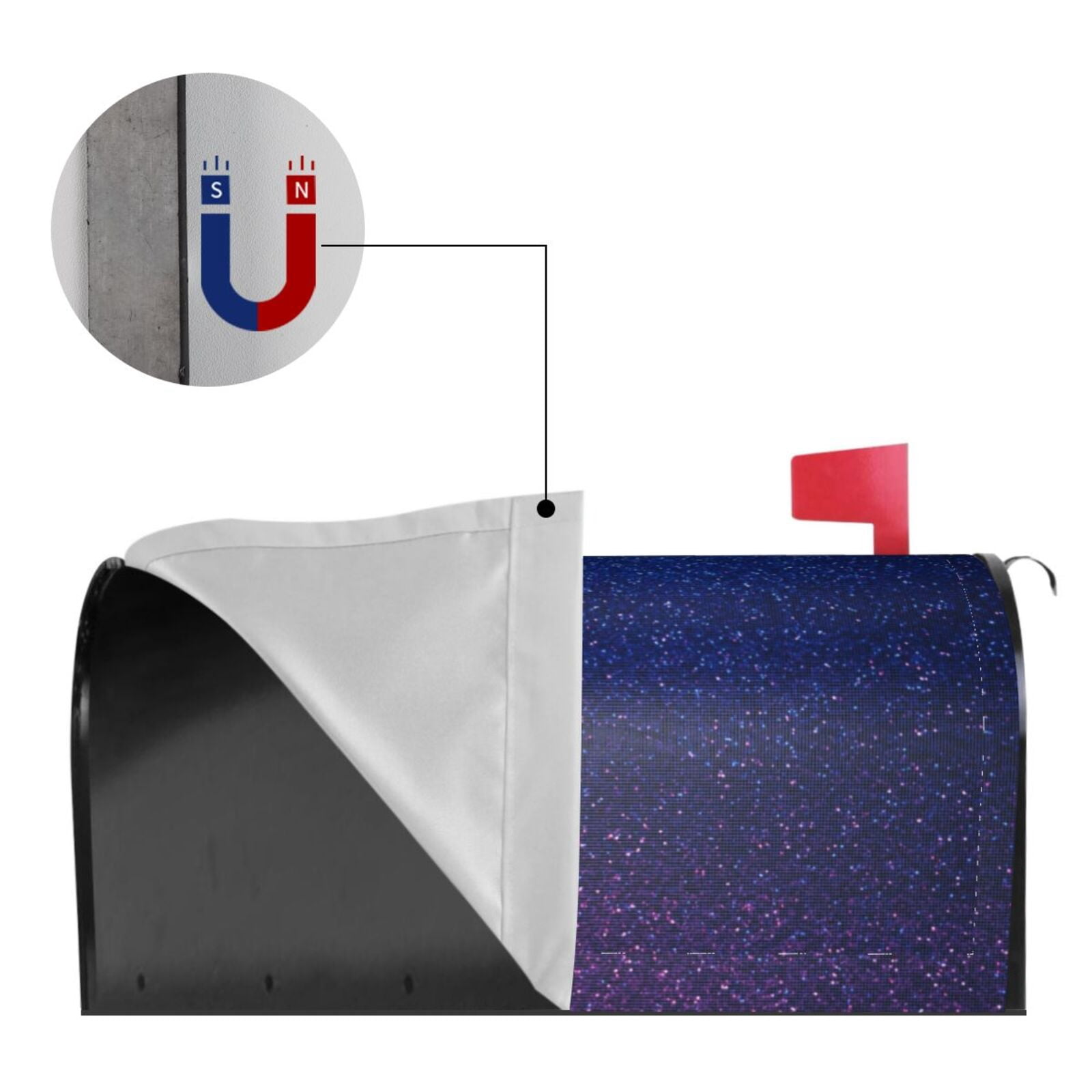 Kdxio Magnetic Mailbox Cover 21x18 in Mailbox Cover Outdoor Decoration Holiday Mailbox Covers for Home Garden Yard-21x18 in