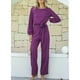 thumbnail image 5 of Mono Happy Sailed Dressy para mujer, holgado, color morado, talla XL, 5 of 7