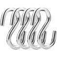 thumbnail image 1 of Ganchos en forma de S Ganchos colgantes S Percha de metal S, 3 pulgadas de largo (4 paquetes) Namotu DCF267, 1 of 7