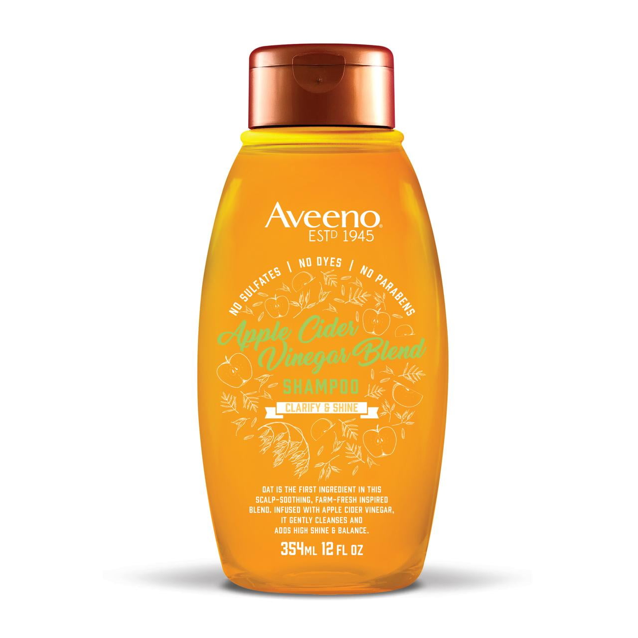 Aveeno Apple Cider Vinegar Blend Shampoo, 12 fl. oz