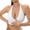 White, variant on Grandest Birch 2PCS Women Sports Bra Adjustable Spaghetti Strap Halter Neck Deep V Neck Shockproof Push-up Breathable Wireless Seamless Yoga Jogging Vest Bra,Pink,36D