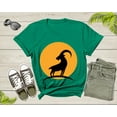 thumbnail image 4 of Cool Wild Goat Animal Horn Sunset Silhouette Capricorn T-Shirt Goat Lover Shirt Farm Animal Goat Gift Tshirt Farm Life Animal Lover Shirt, 4 of 8