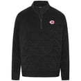 thumbnail image 2 of Women's Levelwear Black Cincinnati Reds Camden Insignia 2.0 Quarter-Zip Jacket, 2 of 3