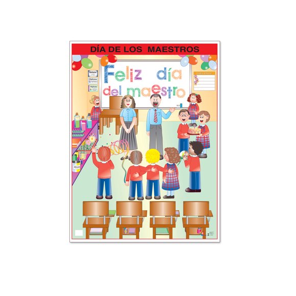 Póster Dia De Los Maestros Educatodo B-1716-I
