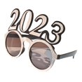 thumbnail image 2 of 2023 Gafas divertidas, Suministros de favores de Feliz año Nuevo, Decoraciones de accesorios de fotos, Gafas de fotos de año Nuevo para Argén Macarena anteojos de año nuevo, 2 of 8