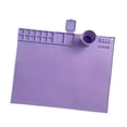thumbnail image 4 of Tapete de silicona para pintar, tapete para artistas, tapete de dibujo lavable, fácil de limpiar y multiusos Violeta, 4 of 9